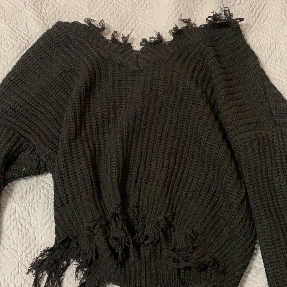 Black sweater